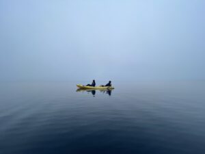 霧の倶多楽湖
